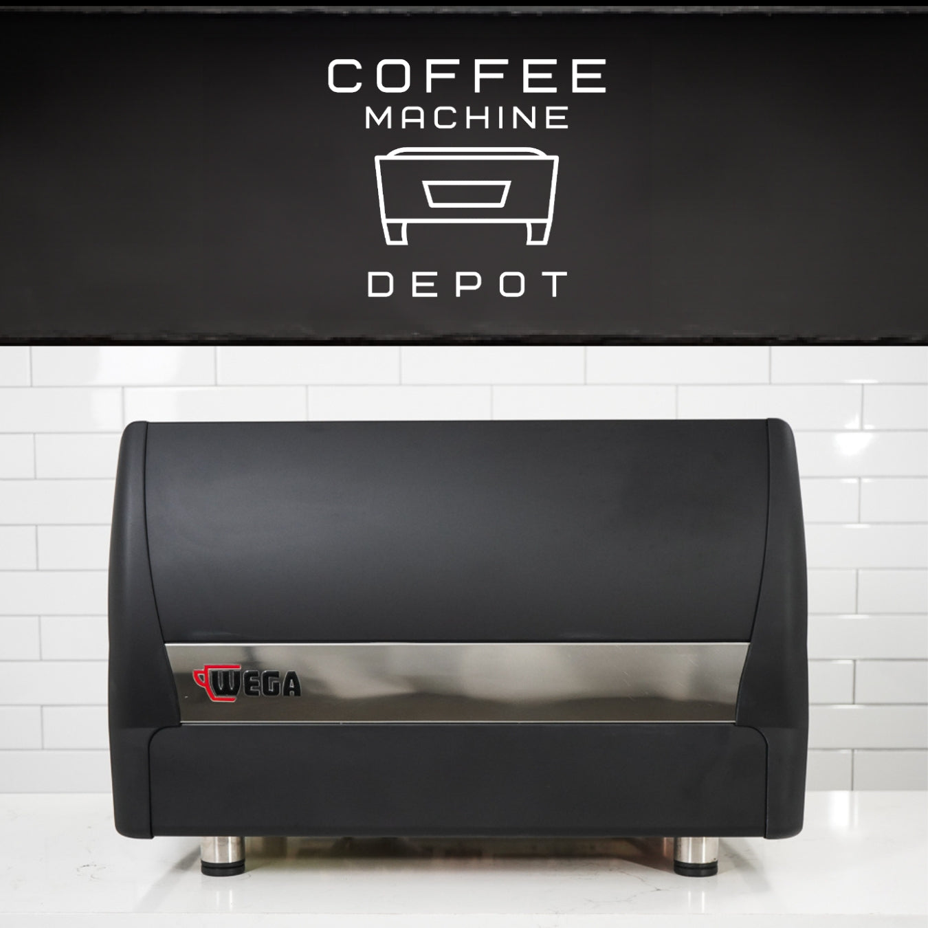 Wega - Polaris AV 2 Group Commercial Espresso Machine - Black