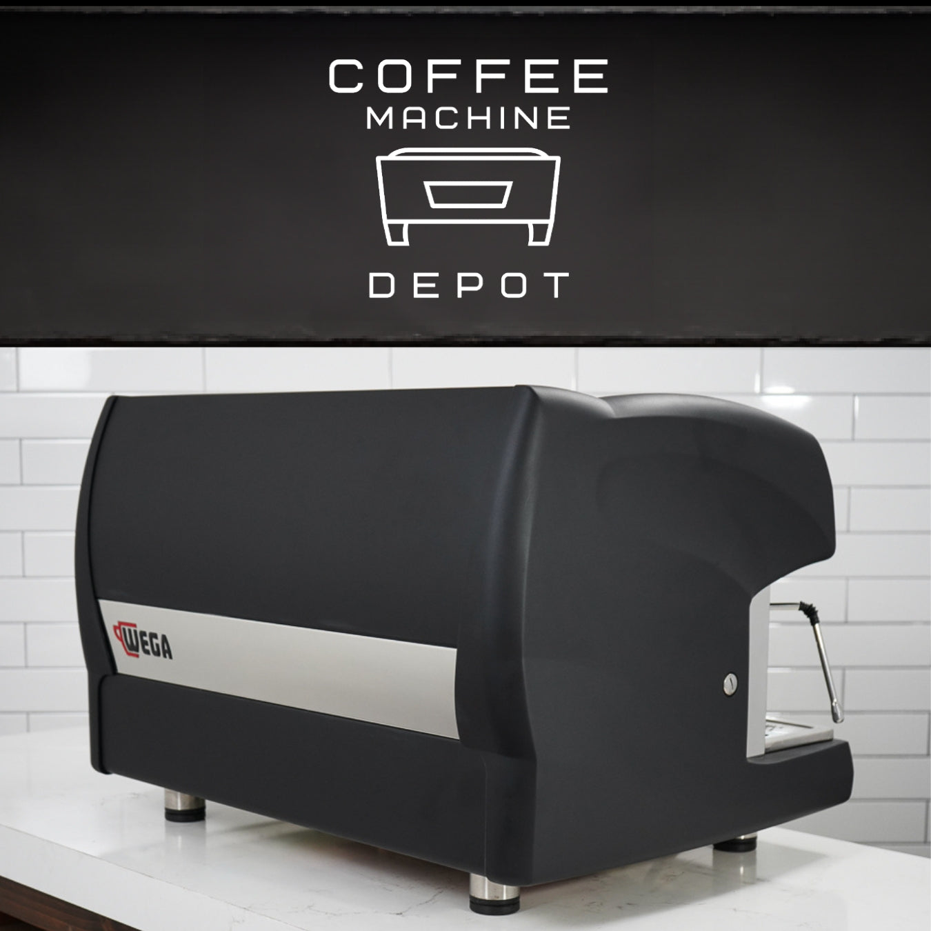 Wega - Polaris AV 2 Group Commercial Espresso Machine - Black