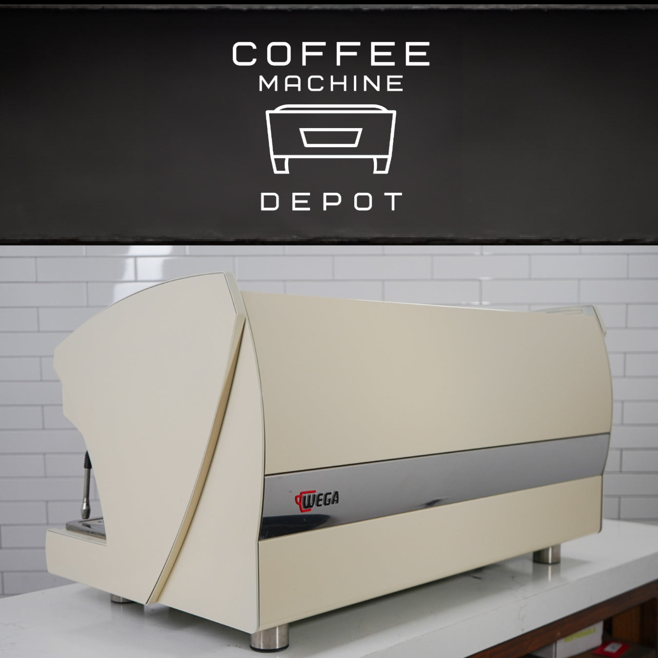 Wega - Polaris EVD AV 3 Group - Commercial Espresso Machine - Custom Cream