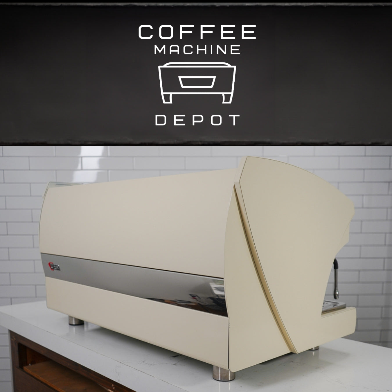 Wega - Polaris EVD AV 3 Group - Commercial Espresso Machine - Custom Cream