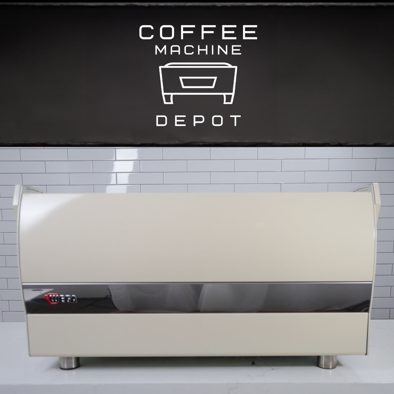 Wega - Polaris EVD AV 3 Group - Commercial Espresso Machine - Custom Cream