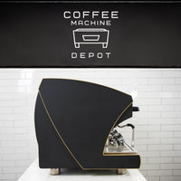 Wega - Polaris EVD Xtra - 3 Group Commercial Espresso Machine - Custom Black & Gold