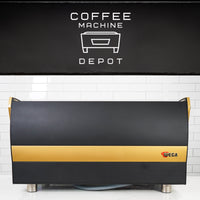 Wega - Polaris EVD Xtra - 3 Group Commercial Espresso Machine - Custom Black & Gold
