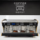 Wega - Polaris EVD Xtra - 3 Group Commercial Espresso Machine - Custom Black & Gold