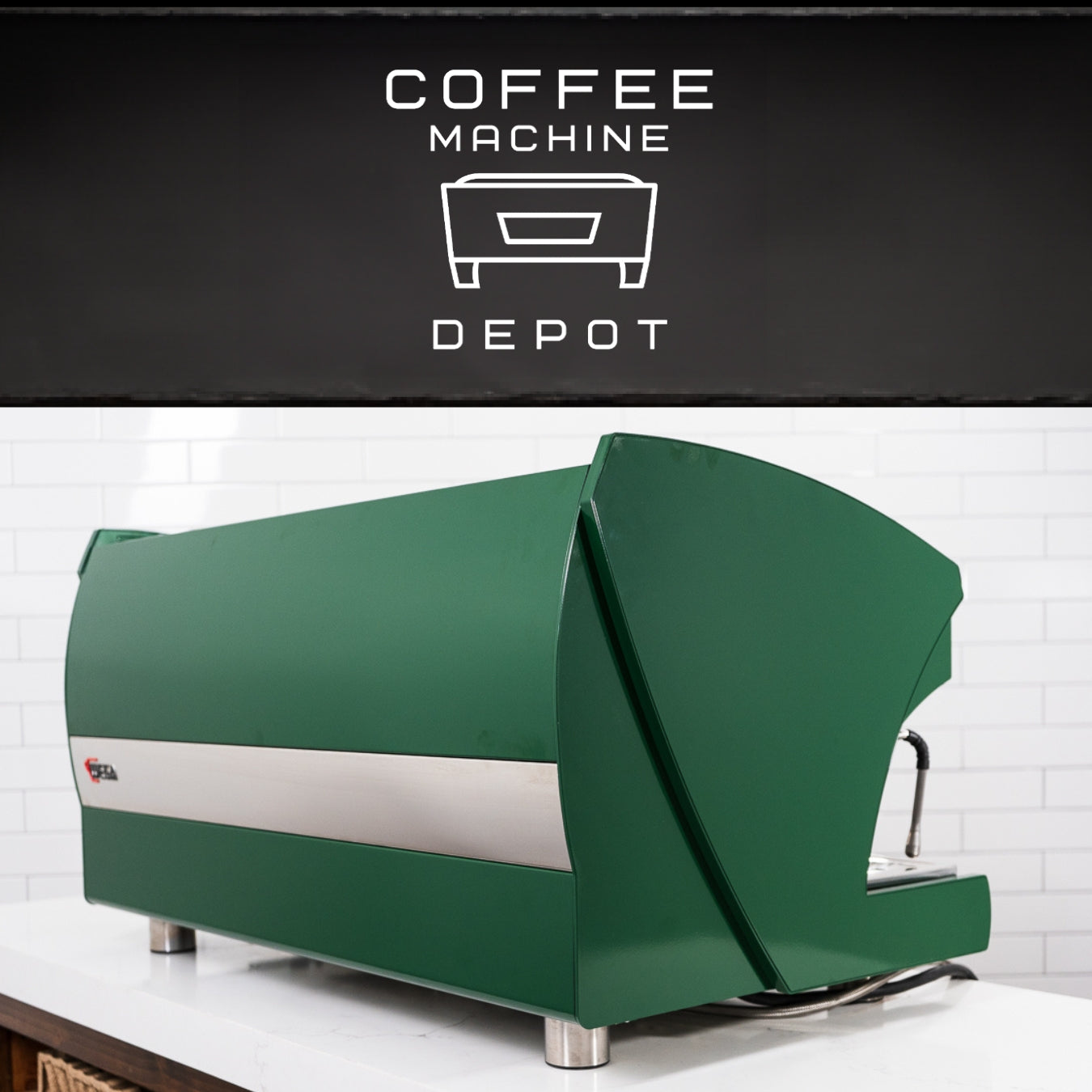 Wega Polaris - XTRA EVD 3 Group Commercial Espresso Machine High Cup (Green)