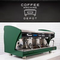 Wega Polaris - XTRA EVD 3 Group Commercial Espresso Machine High Cup (Green)