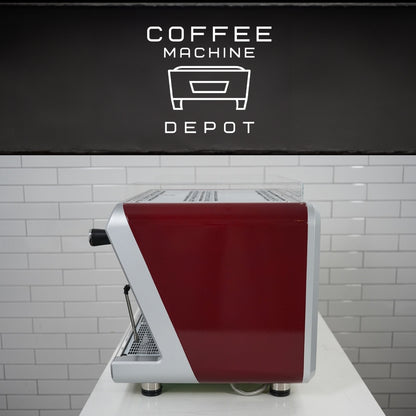 Wega IO EVD 2 Group Commercial Espresso Machine - Custom Ruby Red
