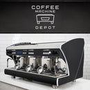 Wega Polaris - XTRA EVD 3 Group Commercial Espresso Machine (High Cup)- Custom Black and White