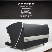 Wega Polaris - XTRA EVD 3 Group Commercial Espresso Machine (High Cup)- Custom Black and White