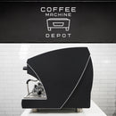 Wega Polaris - XTRA EVD 3 Group Commercial Espresso Machine (High Cup)- Custom Black and White