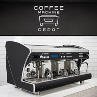 Wega Polaris - XTRA EVD 3 Group Commercial Espresso Machine (High Cup)- Custom Black and White