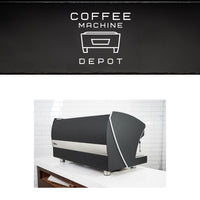 Wega Polaris - XTRA EVD 3 Group Commercial Espresso Machine (High Cup)- Custom Black and White