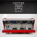 Wega Polaris - XTRA EVD 3 Group Commercial Espresso Machine (High Cup)- Custom Red