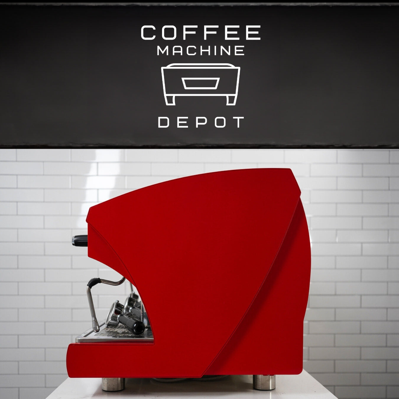Wega Polaris - XTRA EVD 3 Group Commercial Espresso Machine (High Cup)- Custom Red