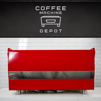 Wega Polaris - XTRA EVD 3 Group Commercial Espresso Machine (High Cup)- Custom Red