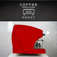 Wega Polaris - XTRA EVD 3 Group Commercial Espresso Machine (High Cup)- Custom Red