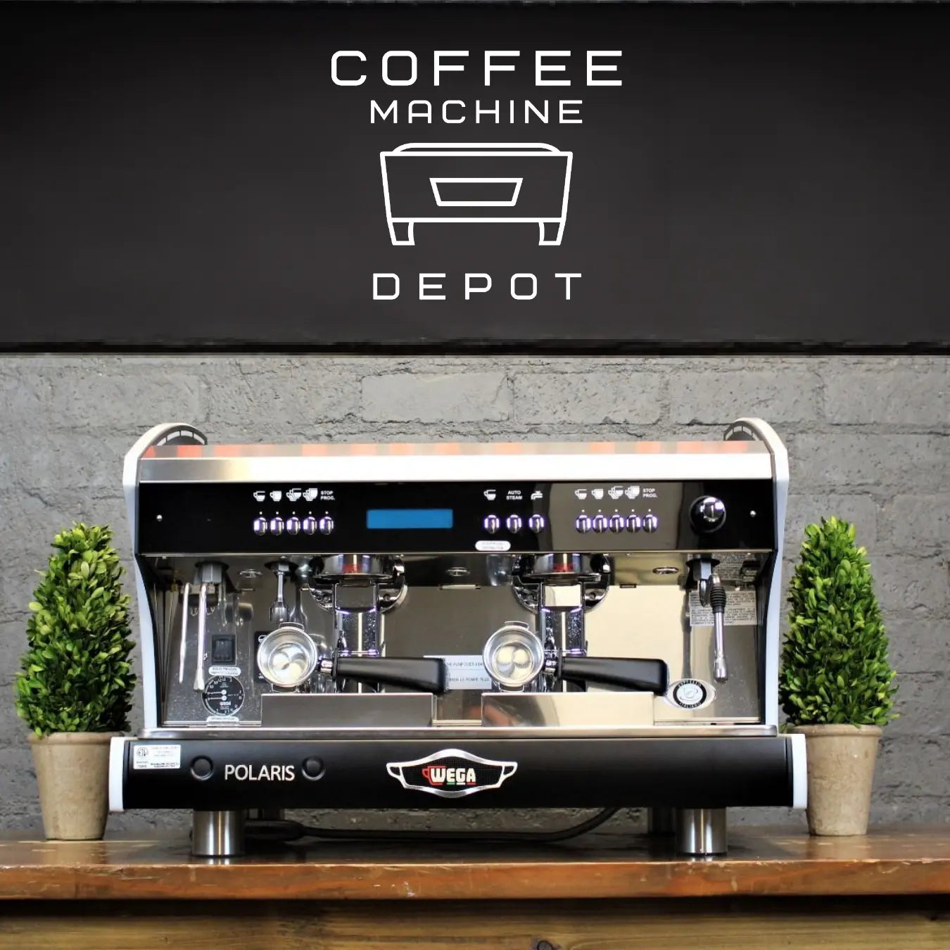 Wega Polaris Xtra Auto Steam EVD 2 Group Commercial Espresso Machine