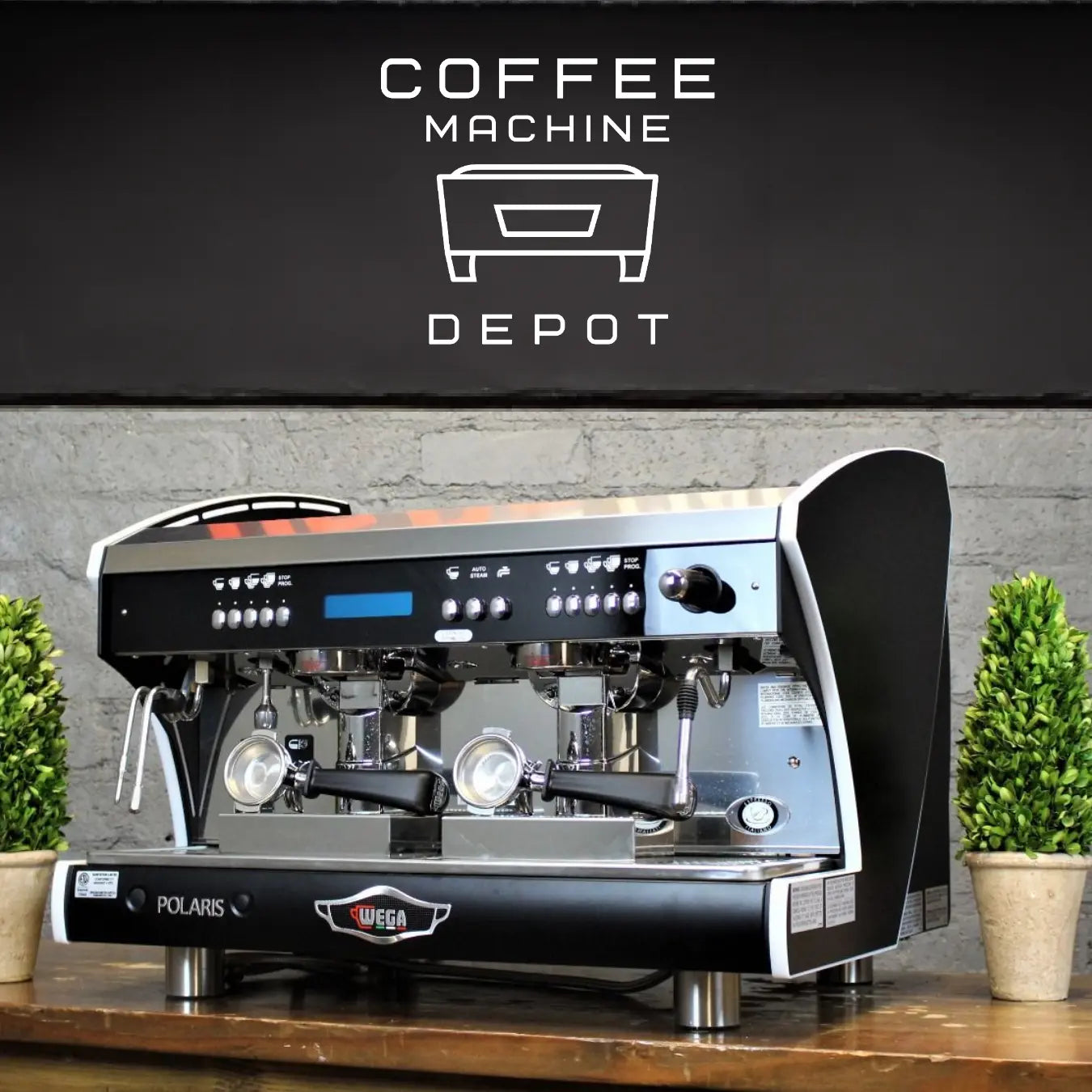 Wega Polaris Xtra Auto Steam EVD 2 Group Commercial Espresso Machine