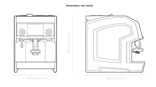 Eversys Cameo C'2 Classic Super Automatic Espresso Machine (Black