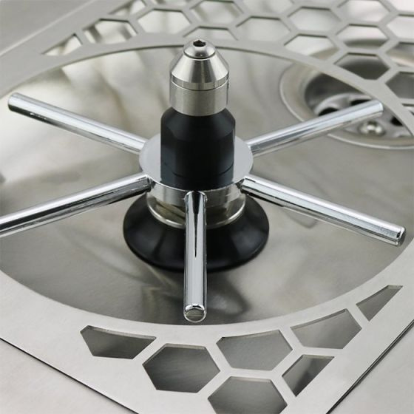Stoomkanspoeler, G1/2 roestvrijstalen automatische bekerwasmachine, glasreiniging Espressospoeler met spray, afvoer en lekbak voor hotelcafé-restaurant(S