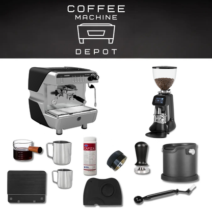 Casadio Nettuno 1 Group with HeyCafe Buddy (Black) Bundle Package