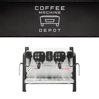 Astoria AB200 Compact 2 Group with Fiorenzato F64 E Bundle Package - Black