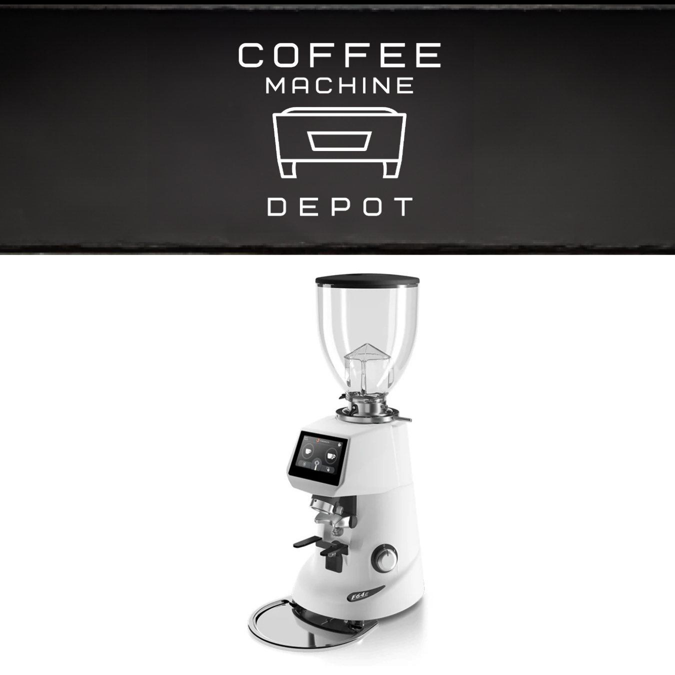 Astoria AB200 Compact 2 Group with Fiorenzato F64 E Bundle Package - White