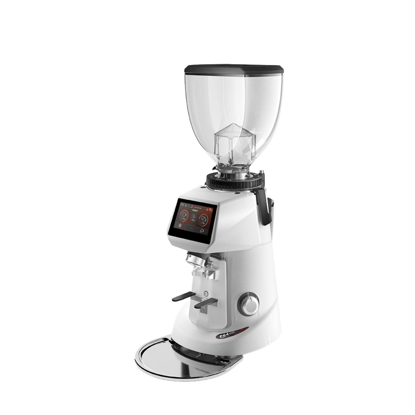 Fiorenzato F64 Evo PRO Adapt Dark-T Commercial Espresso Coffee Grinder (White)