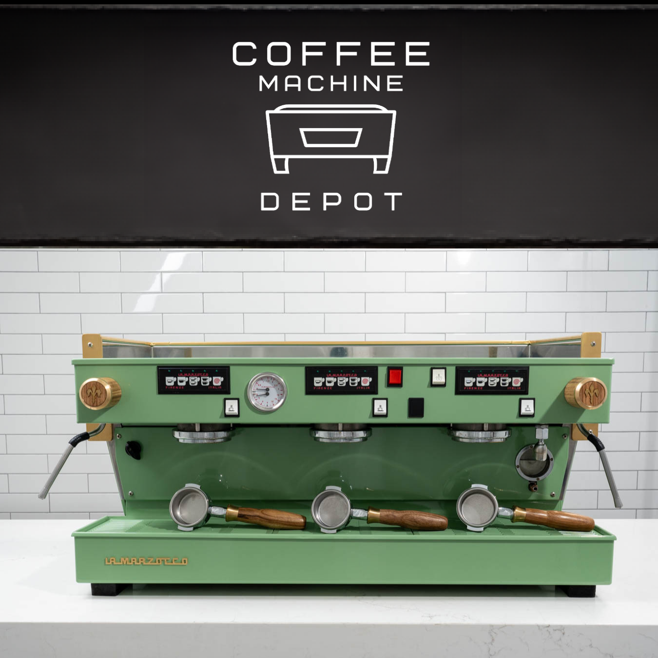 La Marzocco - Linea Classic AV 3 group - Custom Sage Green