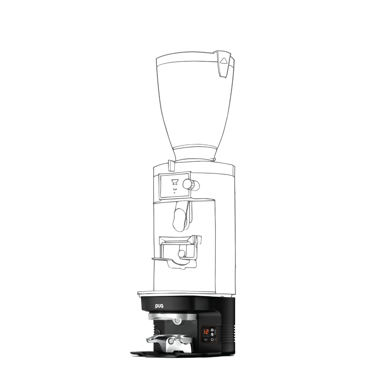 Puqpress Gen 5 M3 Automatic Coffee Tamper for Mahlkonig E65T & E65W GBS Grinders