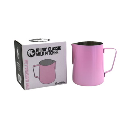 Rhino - Classic Milk Pitcher (450ml/15oz) Pink Marshmallow