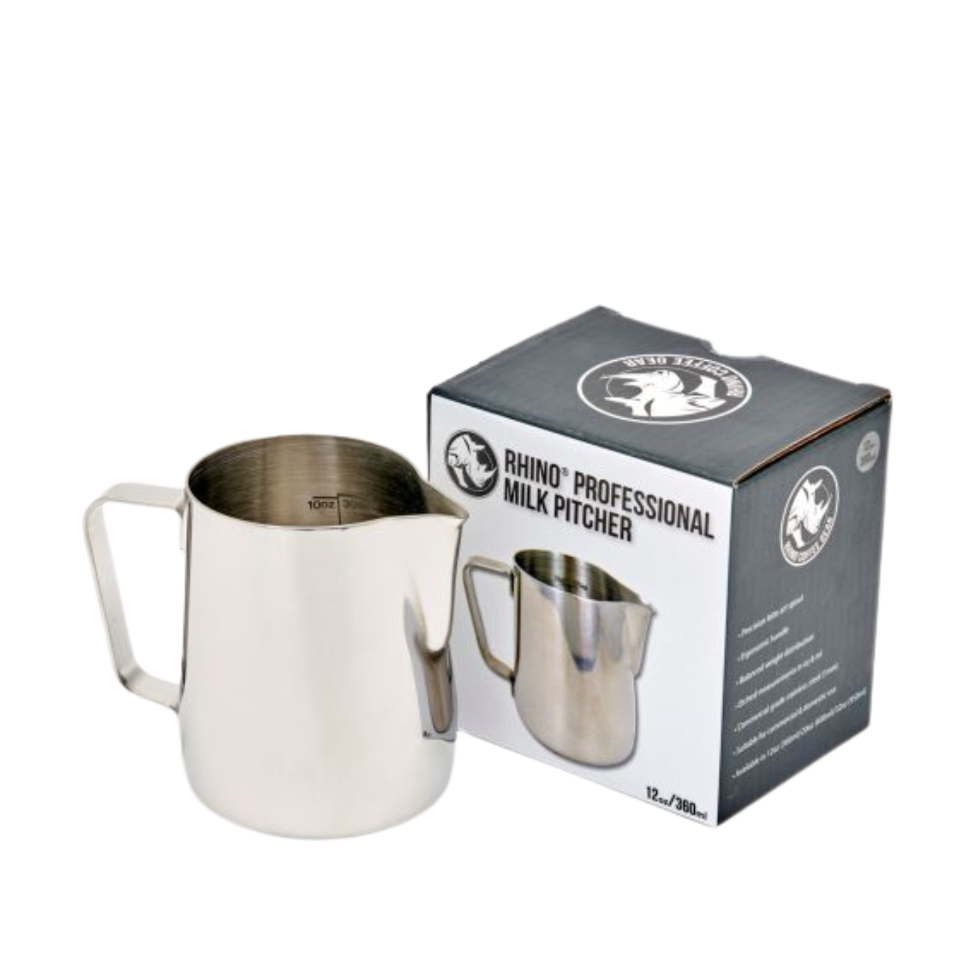 Rhino - Pro Milk Pitcher (360ml/12oz)