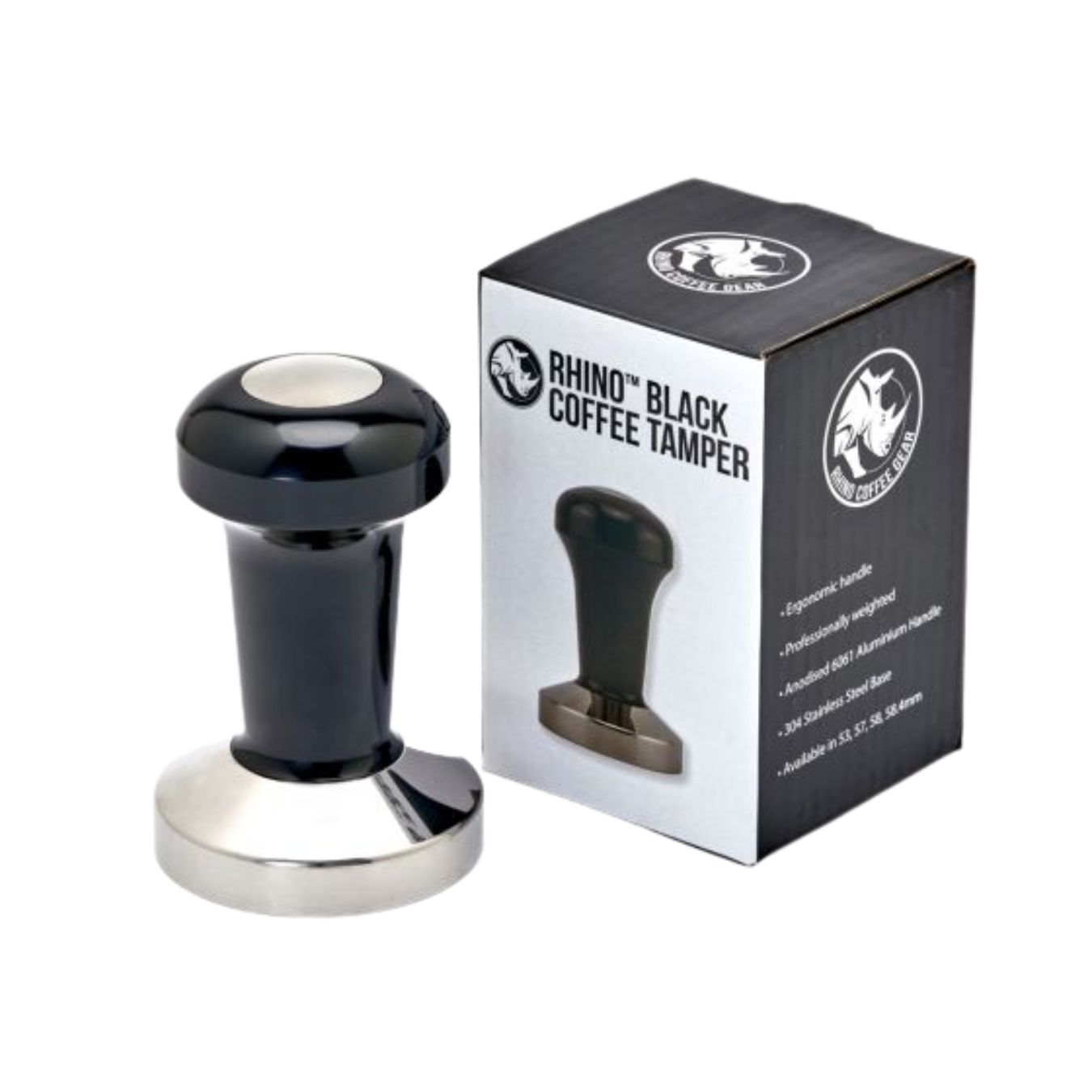 Rhino - Self-Leveling Tamp 58mm (Black)