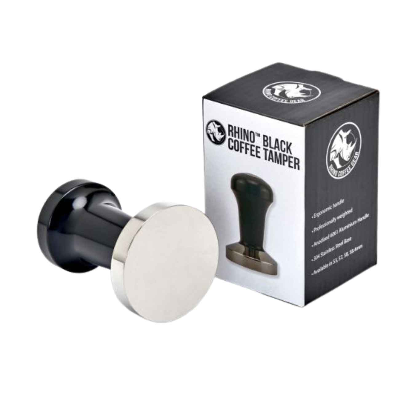 Rhino - Self-Leveling Tamp 58mm (Black)