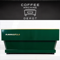 La Marzocco Linea Classic AV 3 group Custom Hunter Green, Walnut & Brass