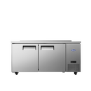 Atosa Side Mount Two-Door Worktop Refrigerator (MGF67GR)