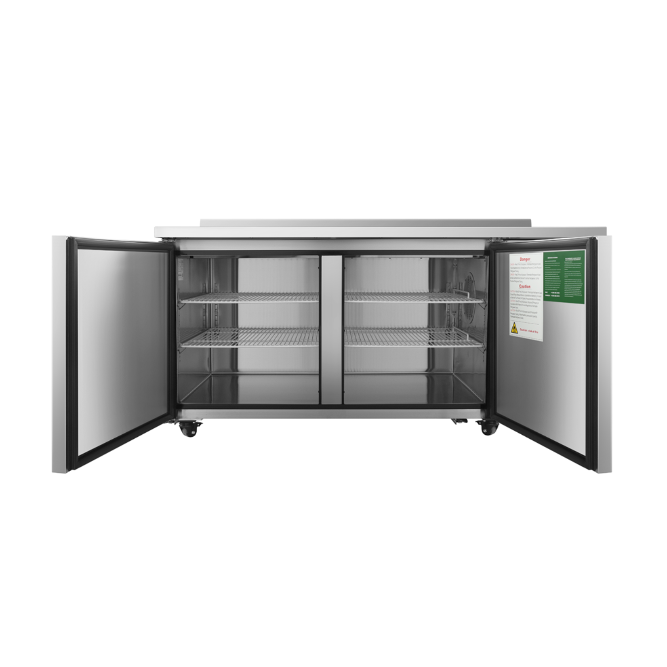 Atosa Side Mount Two-Door Worktop Refrigerator (MGF67GR)