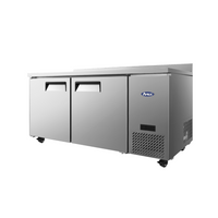 Atosa Side Mount Two-Door Worktop Refrigerator (MGF67GR)