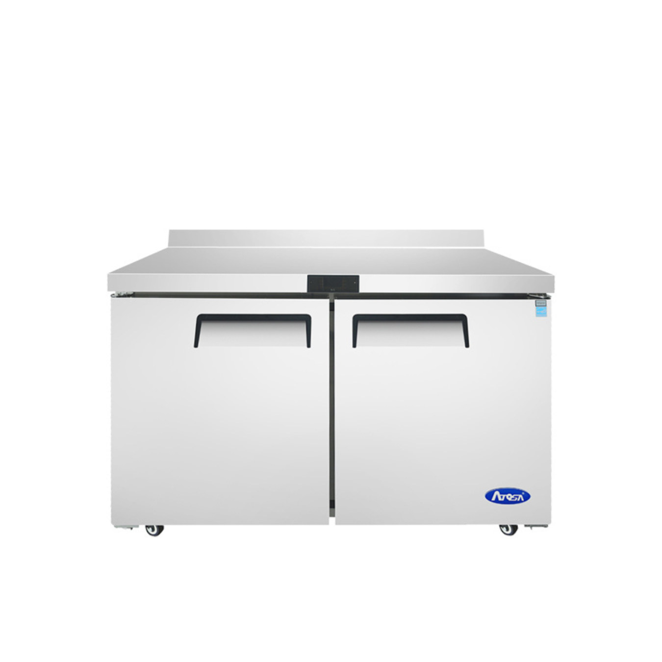 Atosa Two-Door Worktop Refrigerator with Backsplash (MGF8409GR)