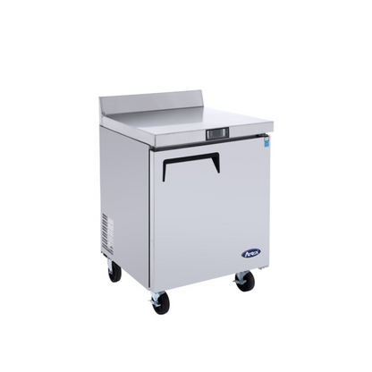 Atosa One-Door Worktop Refrigerator with Backsplash (MGF8408GR)