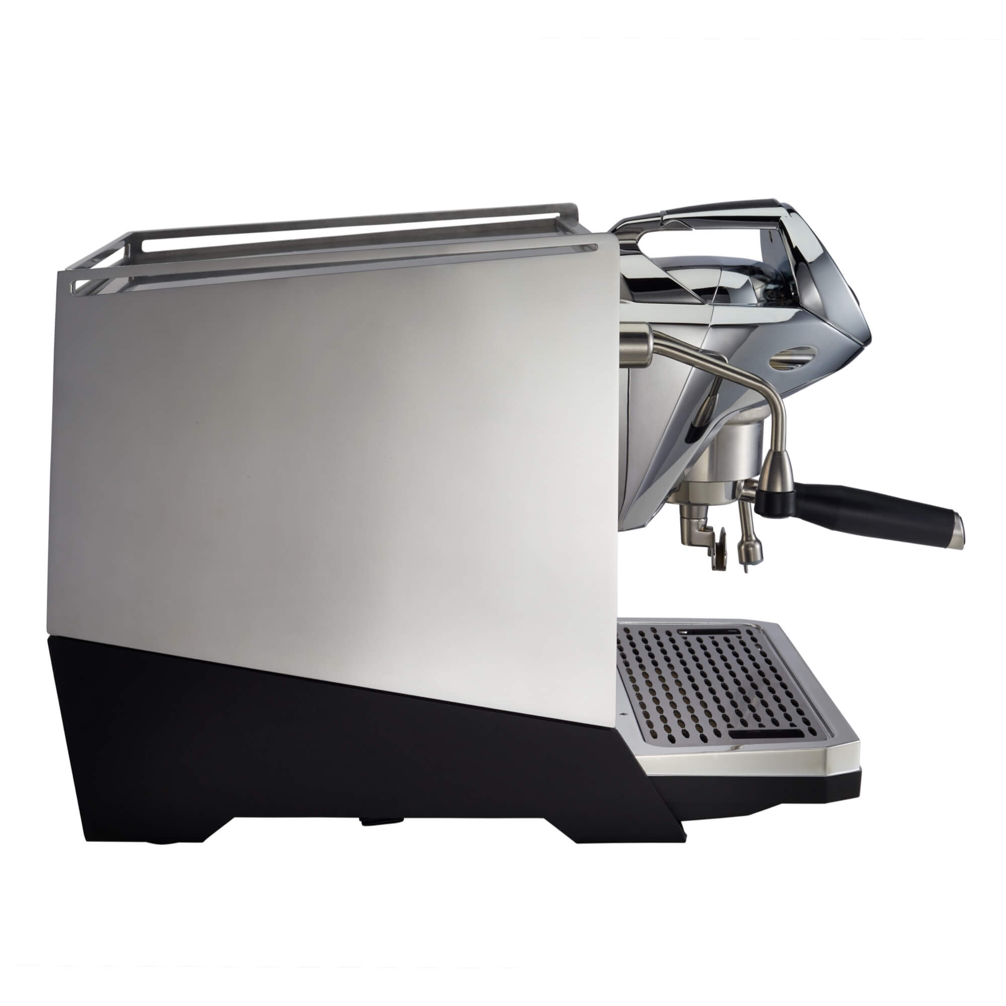 Faema Faemina A/1 GTI 5P – 1 Group Commercial Espresso Machine (Aluminum Lighting/Anodised Black)
