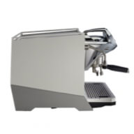 Faema Faemina A/1 GTI 5P – 1 Group Commercial Espresso Machine with Autosteam (Glossy White/Anodised Clear Grey)