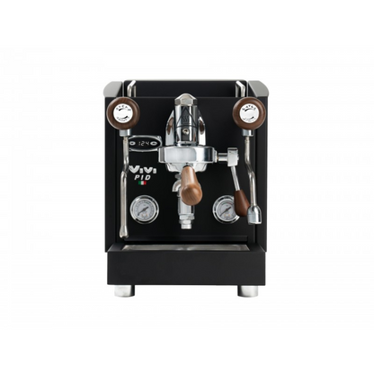 Izzo Vivi PID Plus 1 Group Espresso Machine (Black/Wood knobs)
