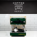 Custom La Marzocco Linea Mini R Home Espresso Machine- Hunter Green & Brass