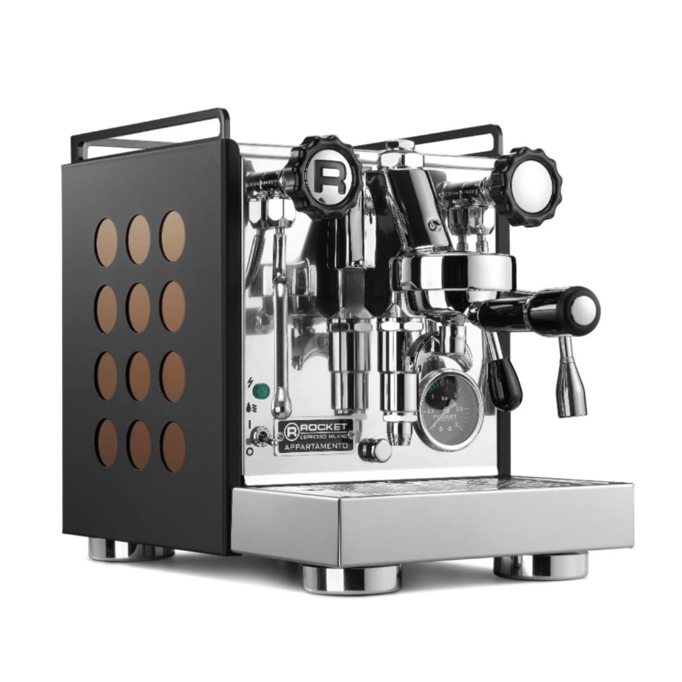 Rocket Appartamento 1 Group Espresso Machine (Black/Copper)