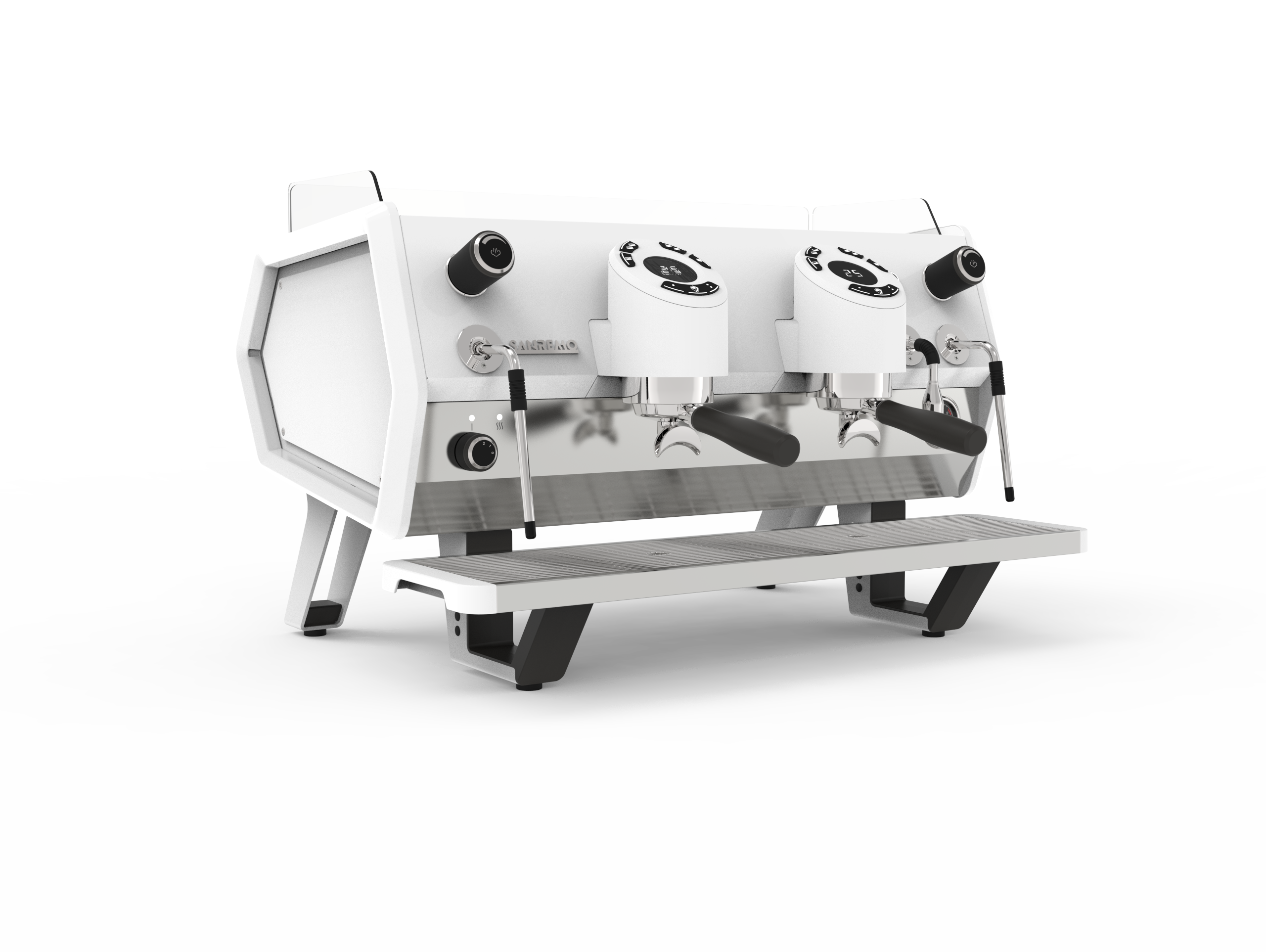 Sanremo D8 2 Group Commercial Espresso Machine - Total White