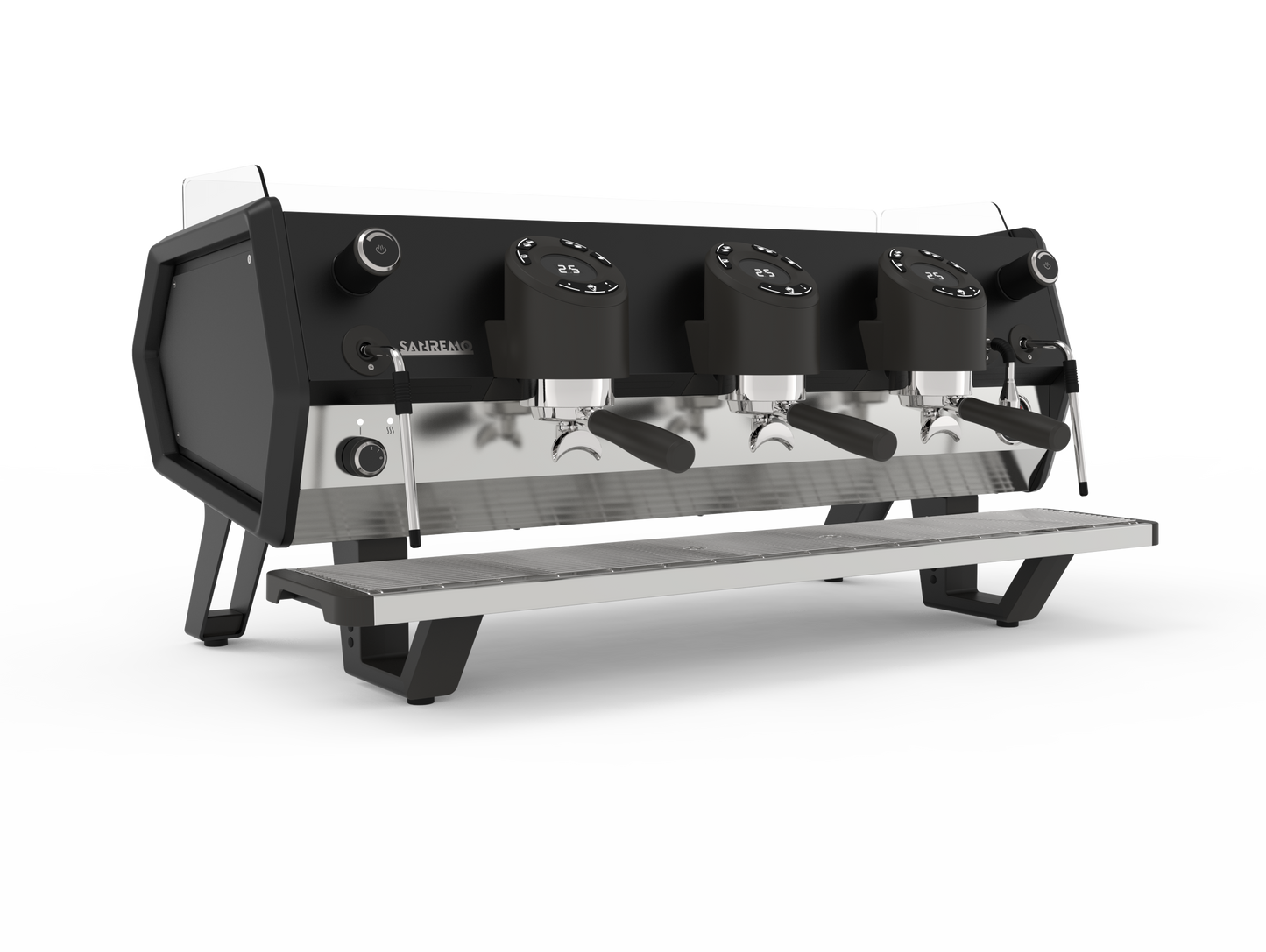 Sanremo D8 3 Group Commercial Espresso Machine - Total Black