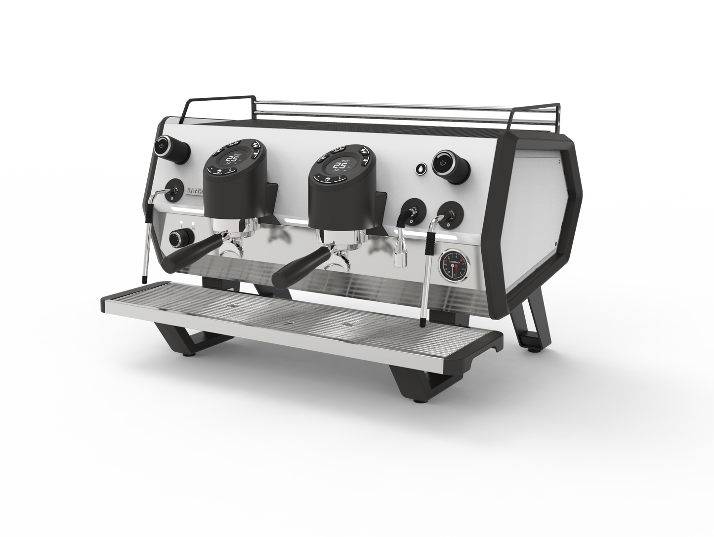 Sanremo D8 Pro 2 Group Commercial Espresso Machine - Black & White