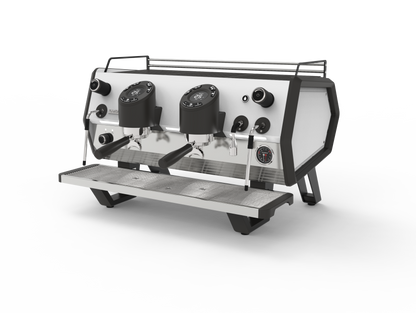 Sanremo D8 Pro 2 Group Commercial Espresso Machine - Black & White