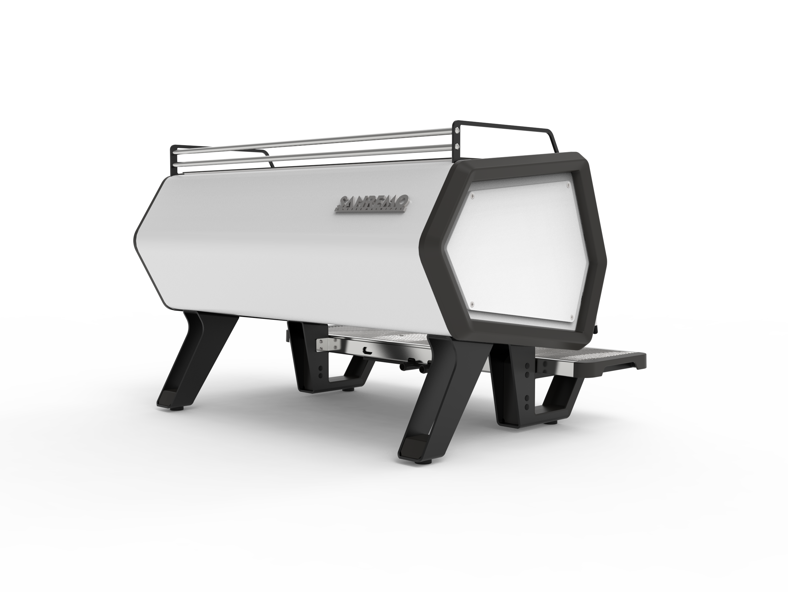 Sanremo D8 Pro 2 Group Commercial Espresso Machine - Black & White